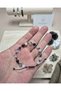 Güleç Natural Stone Natural Rutile Quartz Stone Macrame Braided Adjustable Bracelet 6 mm - 3