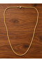 Gold Model Snake Steel Necklace Gold Steel Chain 1.75 mm