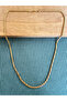 Gold Model Crushed Snake Chain Steel Necklace Gold Steel Chain 3mm - 2