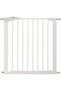Maxi-Secure Gate, safety gates, protects your kids , strong steel construction, no drilling, one way opening, infant/baby/toddler/kids, 6 Months to 24 Months, White