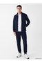 Sparkling Choices from Shining Store Upright Roba Collar Men's Zipper Sweatshirt - 3