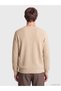 Özmarka New Season Beige Crew Neck Men's Knitwear Sweater - 4
