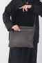 Genuine Leather Large Size Daily Use Women's Saddle Bag Shoulder and Messenger Bag / Women's Brown Saddle Bag - 7