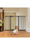 Secura Baby Safety gate 76-80cm with 20cm extension,Auto lock barrier-Extra Wide metal guard - Child safety and pet protection--Perfect fit-adjustable width-Ideal for stair Case – Black - 7
