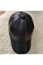 Unisex Special Edition Needle Hole Textured Genuine Lambskin Baseball Cap - 4