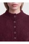Peak New Season Plum Oversized Women's Knit Sweater - 3