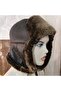 100% Sheepskin Eared Usanka Genuine Lambskin Pilot Hat - 2