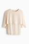 Fine-knit cape top - 5
