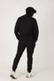 Men's Black Hooded Tracksuit Set - 3