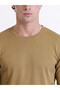 Peak New Season Yellow Crew Neck Long Sleeve Men's T-Shirt - 3