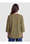 Alita City Lcw Modest Khaki Plain Basen Size Women's Kimono with a Difference - 4
