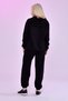Women's Black Jogger Pocket Tracksuit Set - 5