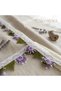 Handcrafted Needlework Purple Floral Towel Edge Set 2 Pieces (50 cm X 2 Pieces)