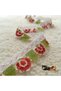 Handcrafted Needlework Purple Floral Towel Edge Set 2 Pieces (50 cm X 2 Pieces)