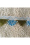 Handcrafted Needlework Purple Floral Towel Edge Set 2 Pieces (50 cm X 2 Pieces) - 3