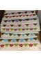 Handcrafted Needlework Purple Floral Towel Edge Set 2 Pieces (50 cm X 2 Pieces) - 7