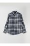 I Standart Fit Long Sleeve Checked Embroidered Poplin Men's Shirt from Freezen Store - 6