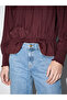 Quality Pieces from Çelebi Store Dik Roba Collar Gathered Blouse - 3