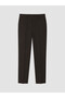 Peak New Season Brown Regular Fit Wool Blend Men's Trousers. - 6