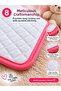 Soft Baby Changing Mat 60X90 cm with Fixed Cushion, Liquid-Proof Newborn Changing Mat - 8