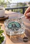5 Pieces Glass Ashtray – 9.5 X 3 cm Compact Ashtray for Desktop and Balcony Use Alk3647 Ashtray