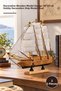 3 Pieces of Wooden Ship – Decorative Model Wooden Design 30*29 cm Hobby Decoration Ship Model Boat