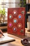 5 Stone Decorated Leather Notebooks – 26 X 18 cm Notepad Agenda Leather Notebook Journal