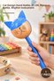 1 Piece Wooden Maracas – Hand Instrument with Cat Design, 25 cm Length, Maracas, Rattle, Rhythm Instrument
