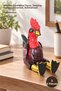 3 Pieces Wooden Swinging Figure Namı-6 – Wooden Decorative Figure, Swinging Desktop Ornament, Wooden Sway Figure, Bobblehead