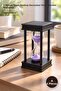 4 Pieces Wooden Hourglass – 3 Minute Timer, Desktop Decorative Timer, Sandglass Wooden Hourglass