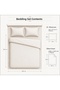 Princess Castle and Magic Butterflies Children's Double Duvet Cover Set - Without Sheets - 4