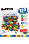 120 Pieces Building Blocks Educational Building Toy – Colorful Combinable Le-Go Classics Compatible Block Set – with Plastic Storage Container