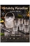 Crystalize Luxury Isqui Team 8-Piece Set Ice Bucket Ice Tongs and High-Quality Cup Set Bucket 1000 Cc Cups 270 Cc