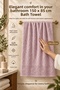 Powder Bath Towel 100% Cotton Water Absorbent Soft Daily Use - 3