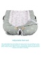 New Season New Pattern Mother's Side Baby Bed - Tiny Leaves - 7