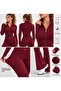 2-Piece Sports Tracksuit Set Flexible Lycra Slim Fit Long Sleeve - 7