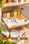In-Cabinet Rail Drawer Organizer Sliding Kitchen Bathroom Pantry Organizer - 3