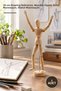 1 Piece Wooden Sketch Mannequin – 30 cm Drawing Reference, Wooden Figure, Artist Mannequin, Sketch Mannequin