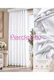 White Satin Sunscreen (with Tulle Curtain and Underlayer) Looks Great with Any Combination! It Brings Elegance to All Rooms - 3