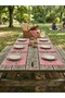 6-Piece Plaid / Gingham Pattern Multi-Purpose Table Serving and Kitchen Hand Towels - 2