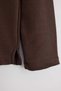 Koyu Kahverengi Regular/Normal Kesim Düğmeli Yaka Yırtmaçlı Kalın Sweatshirt TMNAW27SW00030 - 6