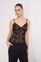 Black Strap Lace Party Bustier Tprss26Bs00004 - 2