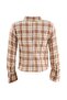 Petite Plaid Fitted Shirt with Gathered Sleeves Twoaw27Go00121 - 7