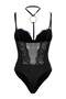 Black Lace Fitted Plain Body Thmaw27Bd00015 - 4
