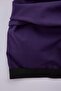 Mor Fırçalı Scuba Crop Bluz THMAW27BZ00006 - 4