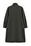 Wardrobe Essentials Khaki High Collar Oversized Trench Coat with Bag Twoaw27Tr00037 - 4