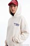 Ecru Spicy Drink Printed Thick Oversize/Wide Cut Hooded Knitted Sweatshirt Twoaw27Sw00151 - 4