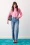 Limited Edition Mavi Az Esnek Ütü İzli Yüksek Bel Straight Jeans TWOAW27JE00220