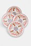 Set of 4 Jungle Leopard Patterned Porcelain Serving Plates Tphaw27Tbk00035 - 3