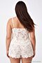 White Lace Stretchy Sexy Uncovered Plus Size Lingerie Set Tbbaw27Dg00005 - 5